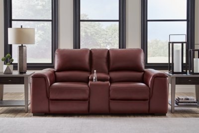 Alessandro Power Reclining Loveseat with Console - Image 3
