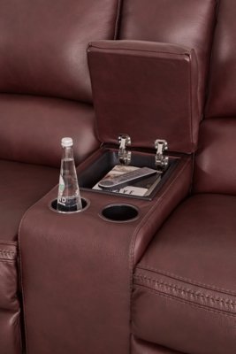 Alessandro Power Reclining Loveseat with Console - Image 9
