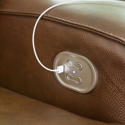 Francesca Power Reclining Loveseat with Console - Image 9