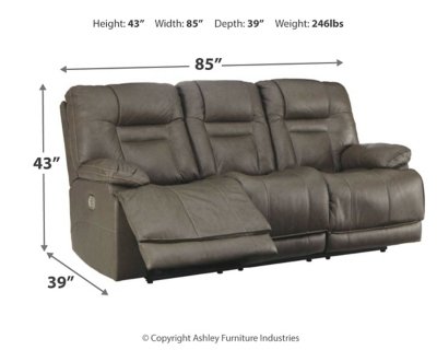 Wurstrow Power Reclining Sofa, Loveseat and Recliner - Image 7
