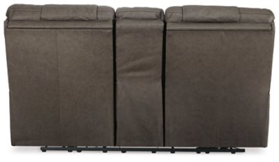 Wurstrow Power Reclining Loveseat with Console - Image 5