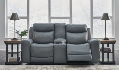 Mindanao Power Reclining Loveseat with Console - Image 8