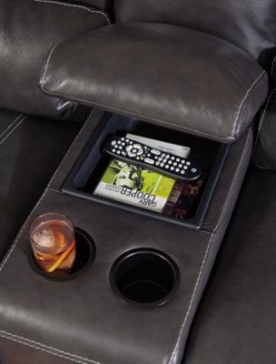 McCaskill Reclining Loveseat with Console - Image 5