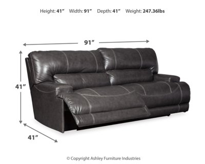 McCaskill Reclining Sofa and Loveseat - Image 7