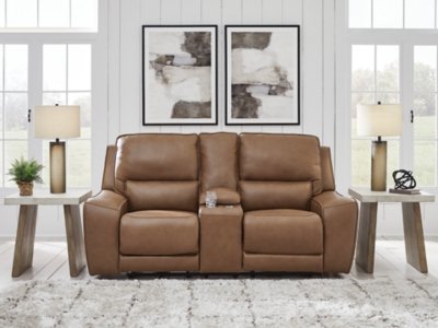 Spear Hill Power Reclining Loveseat with Console - Image 3