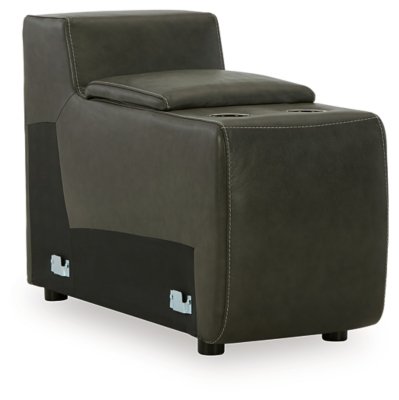 Center Line 3-Piece Sectional Sofa and 3-Piece Loveseat with Console - Image 4