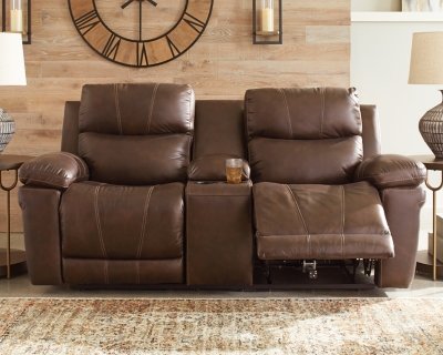 Edmar Power Reclining Loveseat with Console - Image 3