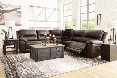 Dunleith 5-Piece Power Reclining Sectional - Image 6