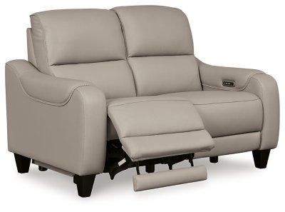 Mercomatic Power Reclining Sofa and Loveseat - Image 4