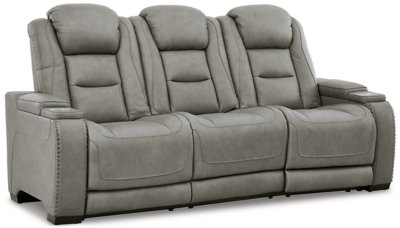The Man-Den Power Reclining Sofa and Loveseat with Power Recliner - Image 4
