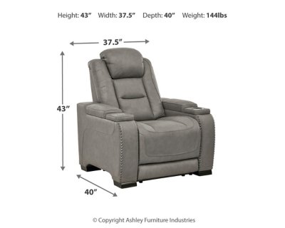 The Man-Den Power Reclining Loveseat and Recliner - Image 18