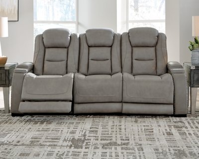 The Man-Den Power Reclining Sofa and Loveseat - Image 5