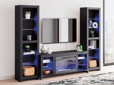 Cayberry 3-Piece Entertainment Center with Electric Fireplace - Image 8