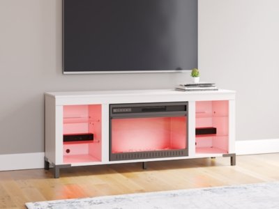 Brollevi 60" TV Stand with Electric Fireplace - Image 12