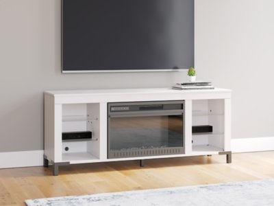 Brollevi 60" TV Stand with Electric Fireplace - Image 3