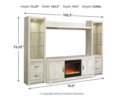 Bellaby 4-Piece Entertainment Center with Fireplace - Image 5