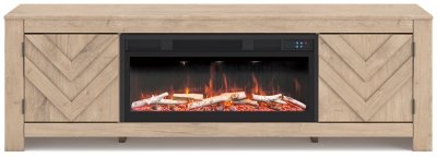 Cayboni 71" TV Stand with Electric Fireplace - Image 4