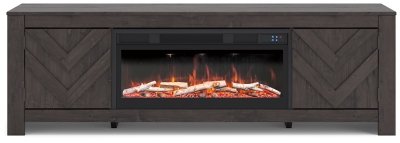 Cayboni 71" TV Stand with Electric Fireplace - Image 4