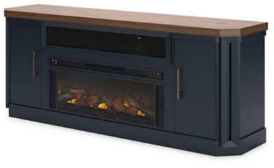 Landocken 83" TV Stand with Electric Fireplace - Image 3