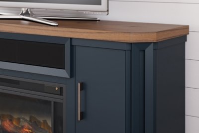 Landocken 83" TV Stand with Electric Fireplace - Image 5