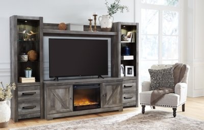 Wynnlow 4-Piece Entertainment Center with Electric Fireplace - Image 10