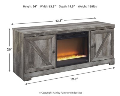 Wynnlow 63" TV Stand with Electric Fireplace - Image 5