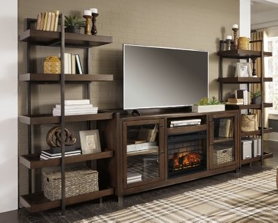Starmore 3-Piece Wall Unit with Electric Fireplace - Image 3