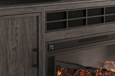 Montillan 84" TV Stand with Electric Fireplace - Image 7