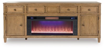 Sharlance 81" TV Stand with Electric Fireplace - Image 3