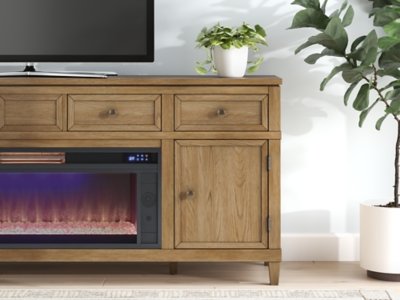 Sharlance 81" TV Stand with Electric Fireplace - Image 4