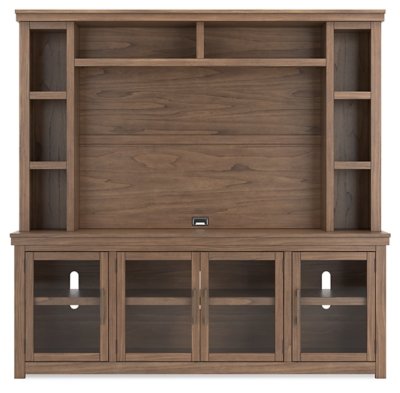 Boardernest 85" TV Stand with Hutch - Image 4