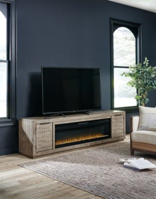 Krystanza TV Stand with Electric Fireplace - Image 3