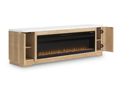 Camdill 80" TV Stand with Electric Fireplace - Image 7