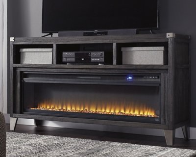 Todoe 65" TV Stand with Electric Fireplace - Image 3