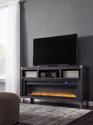 Todoe 65" TV Stand with Electric Fireplace - Image 4