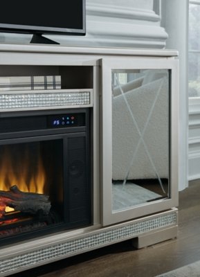 Flamory 72" TV Stand with Electric Fireplace - Image 6