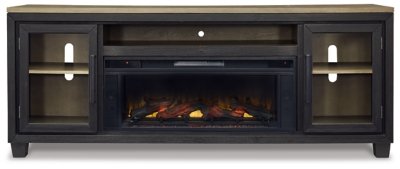 Foyland 83" TV Stand with Electric Fireplace - Image 4