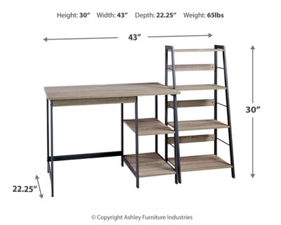 Soho Home Office Desk and Shelf - Image 5