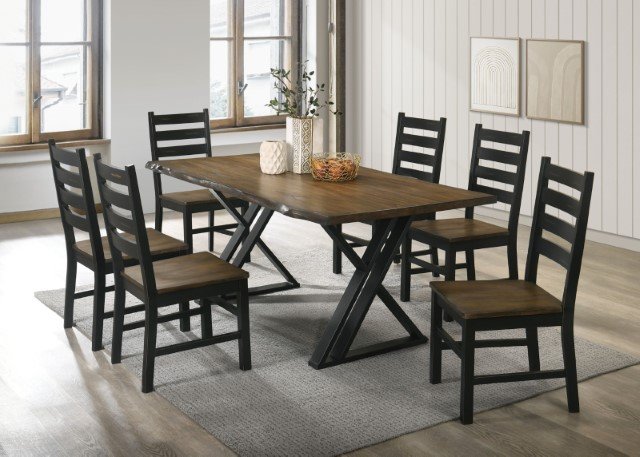 Barbary 7 Pc Dining Table Set - Image 3