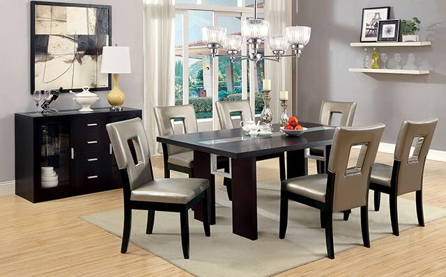 Luminar 7 Pc Dining Table Set - Image 8