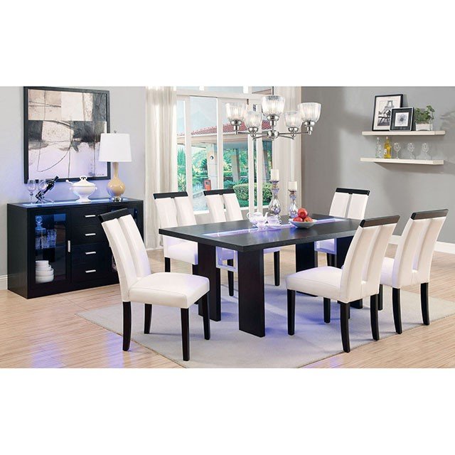 Luminar 7 Pc Dining Table Set - Image 4