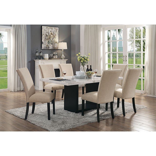 Kian Side Chair, Beige (2/Ctn) - Image 3