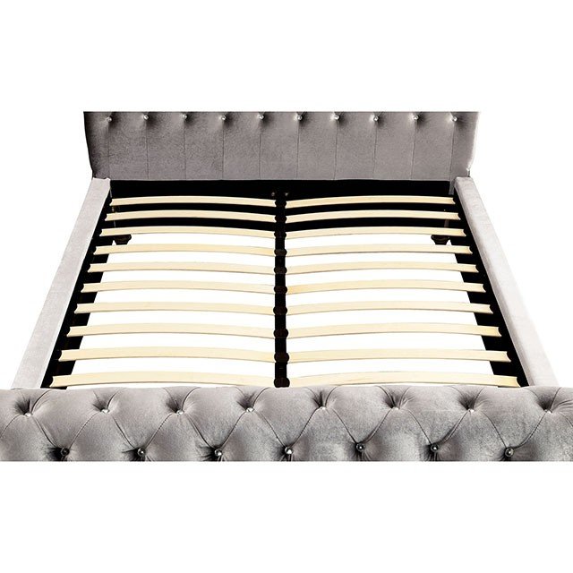 Noella Queen Bed, Gray - Image 8
