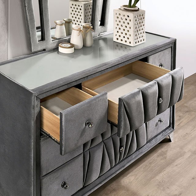 Carissa 5 Pc Queen Bedroom Set - Image 6