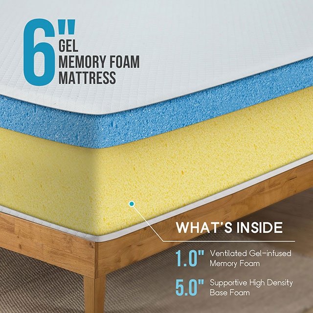 Artemisia 6" Memory Foam Mattress - Image 9