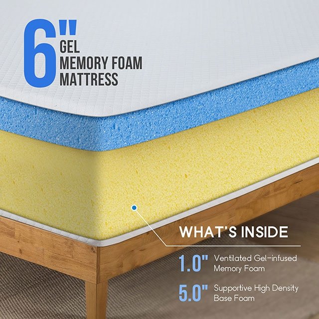 Artemisia 6" Twin Memory Foam Mattress - Image 8