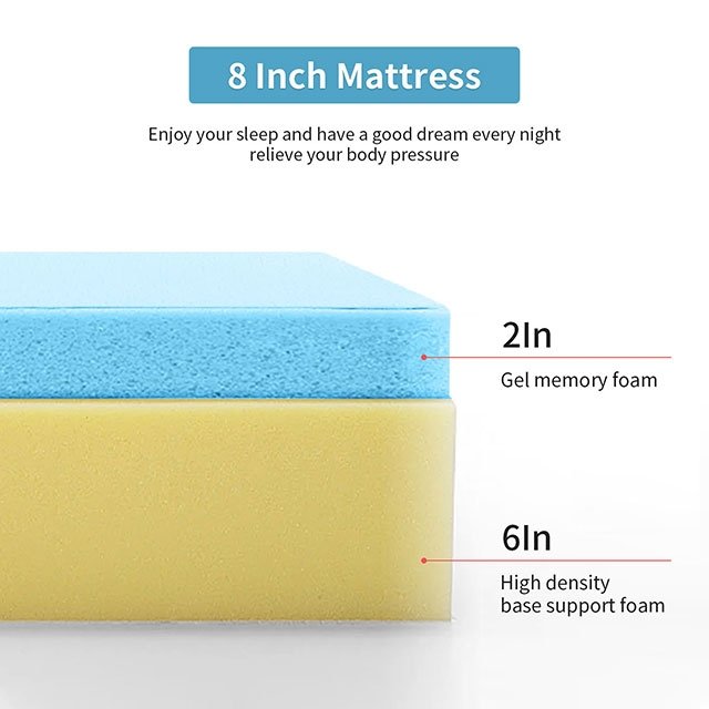 Artemisia 8" Queen Memory Foam Mattress - Image 7