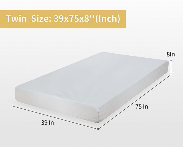 Artemisia 8" Memory Foam Mattress - Image 3