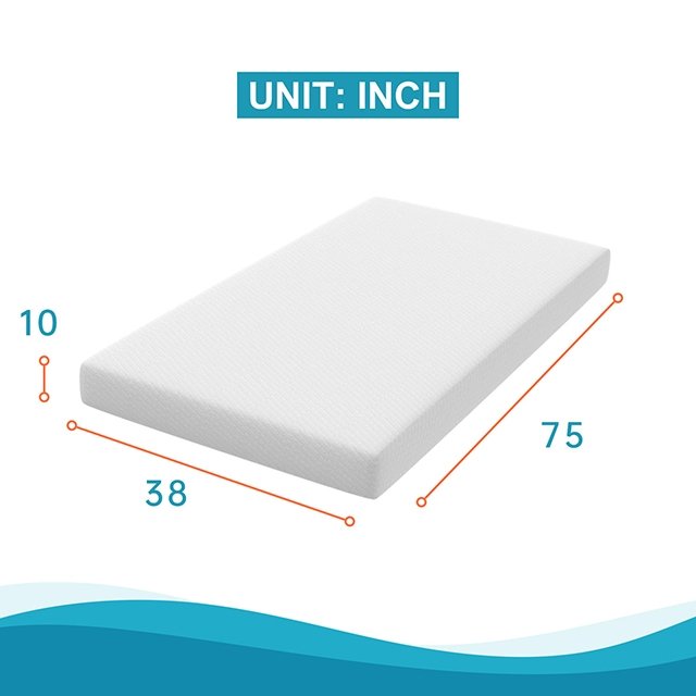 Artemisia 10" Twin Memory Foam Mattress - Image 3