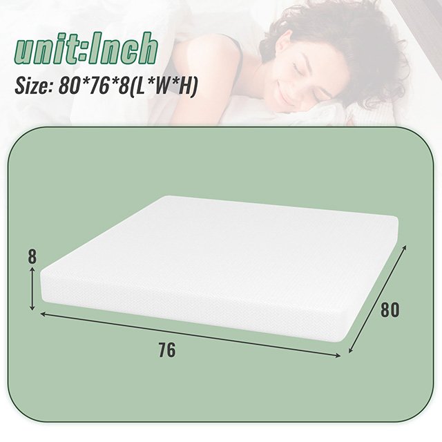 Coreopsis 8" E.King Memory Foam Wave Comfort - Image 5